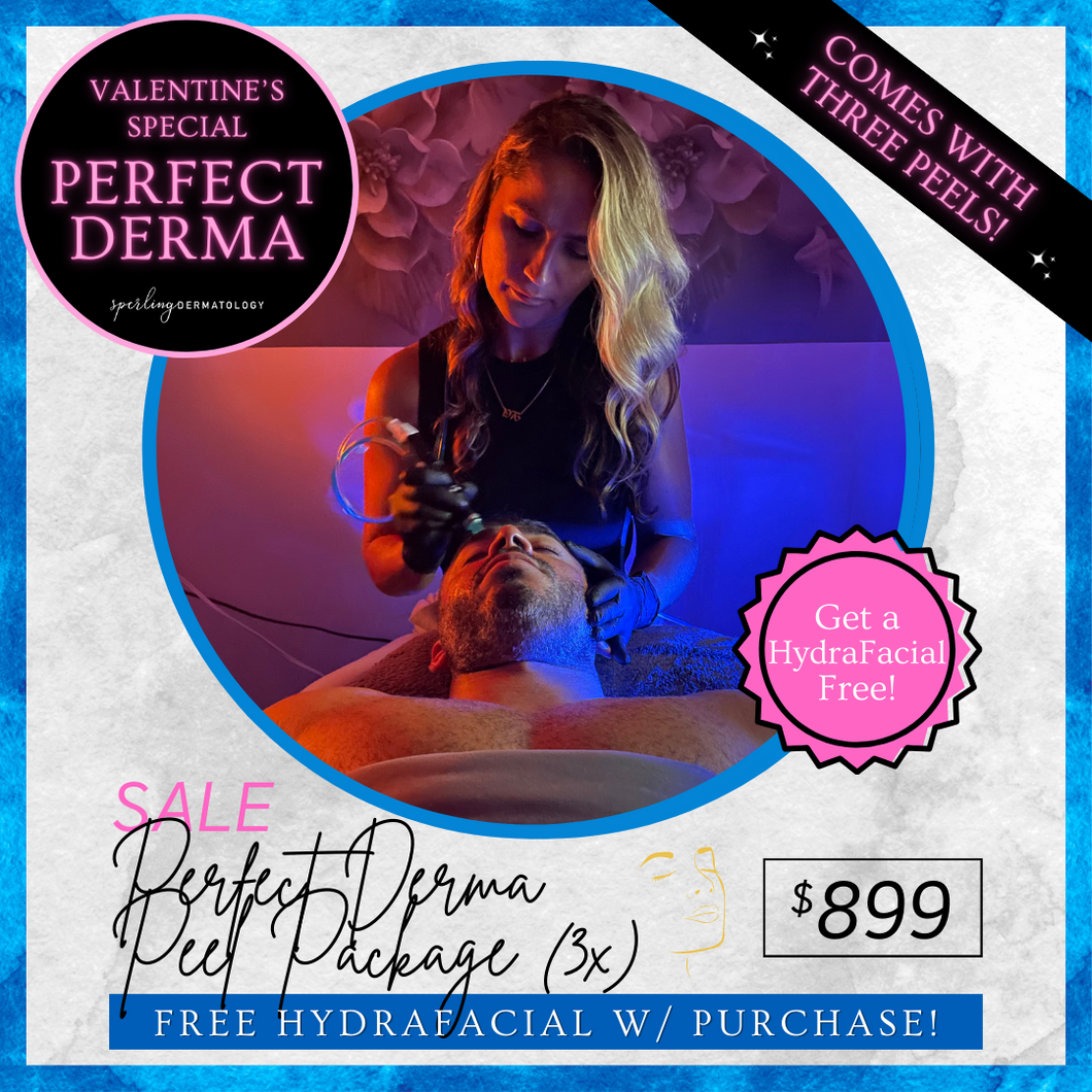 Perfect Derma Peel (3-pack) Valentine's Special